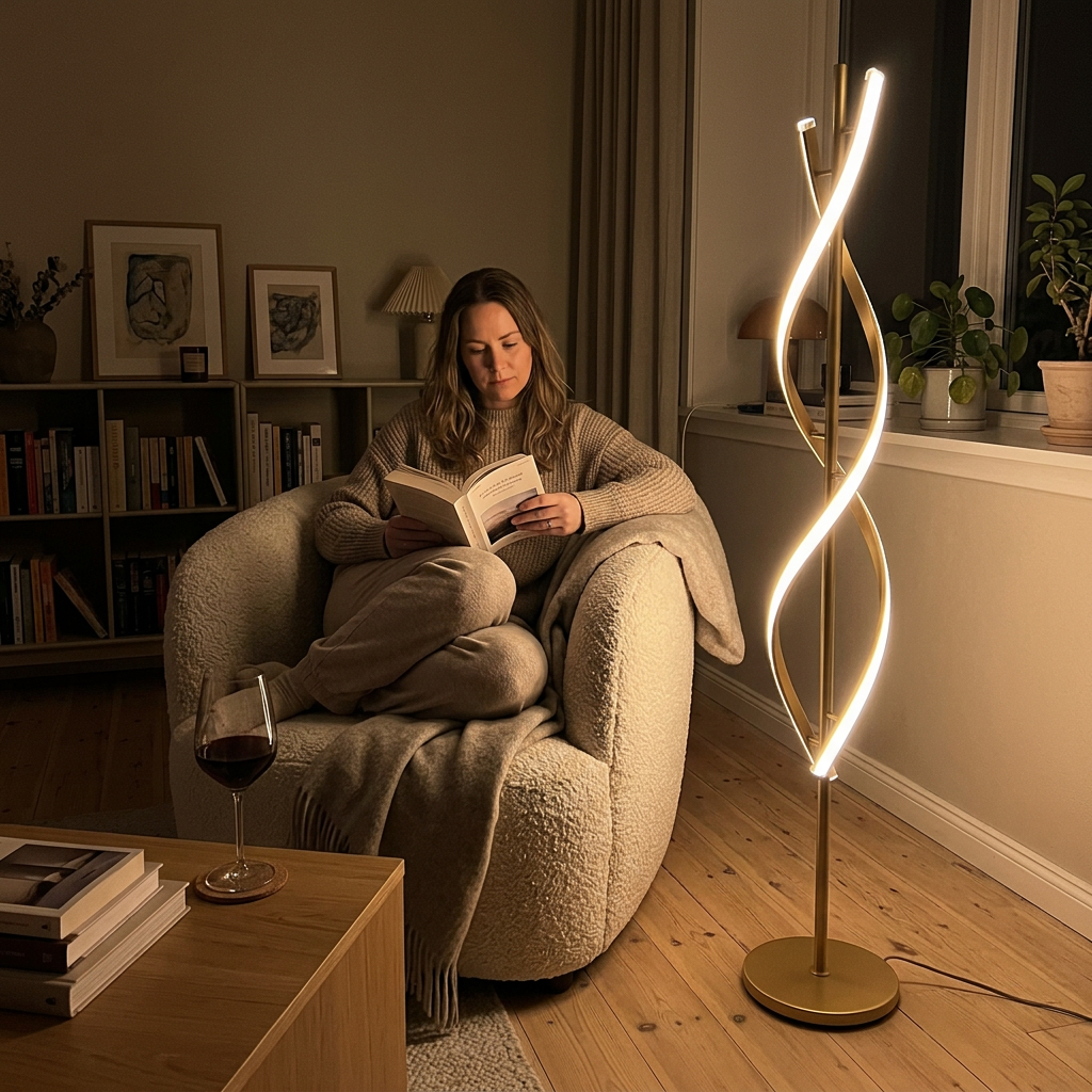 Marholm Velo Gulvlampe (Guld)