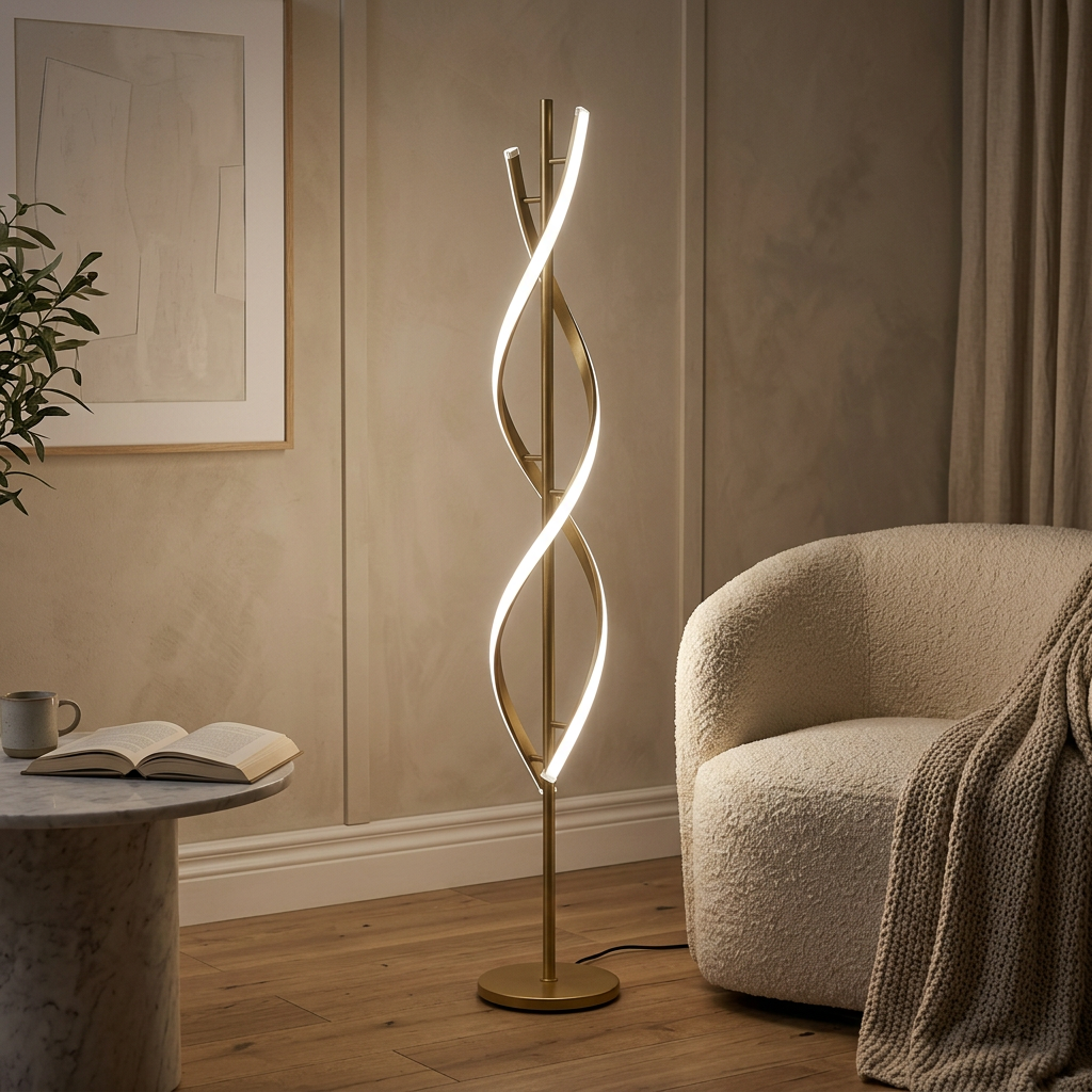 Marholm Velo Gulvlampe (Guld)
