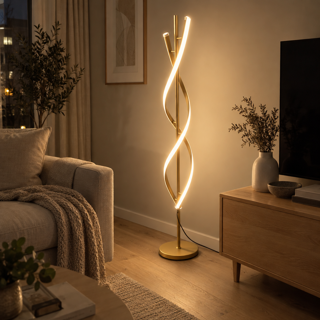Marholm Velo Gulvlampe (Guld)